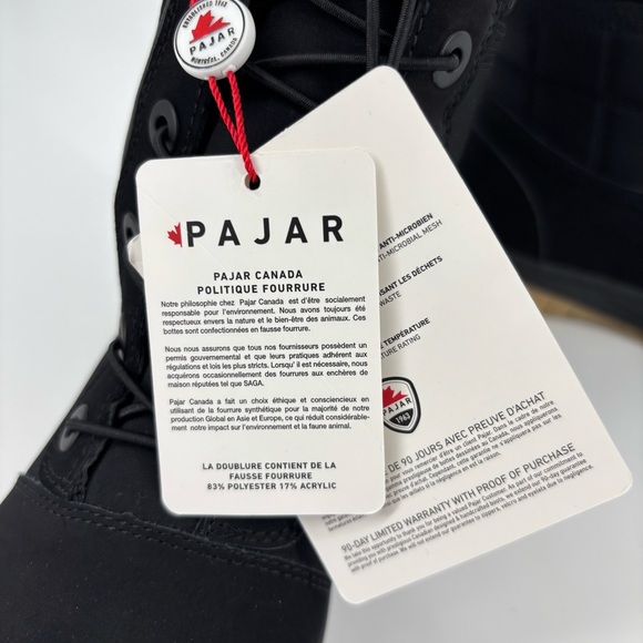 Pajar NWT Boys' Black Troop Waterproof Insulated Snow Boots, 2 - Picture 14 of 16